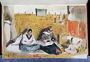 EUGENE DELACROIX-1834 LA FAMILLE BOUZAGLO